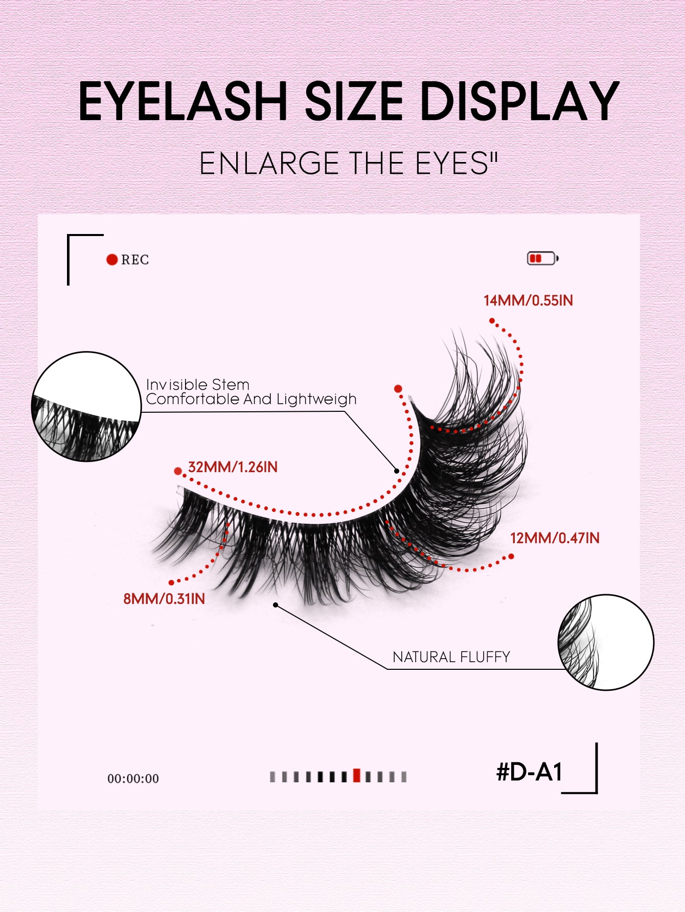 GROINNEYA 7 Pairs of Natural Cat Eye Eyelashes Multi-Layer Curled Wispy Fox Eye Lashes Various Lengths Mink Eyelashes Tail Elongated Eyelashes 3D Fluffy and Delicate False Eyelashes